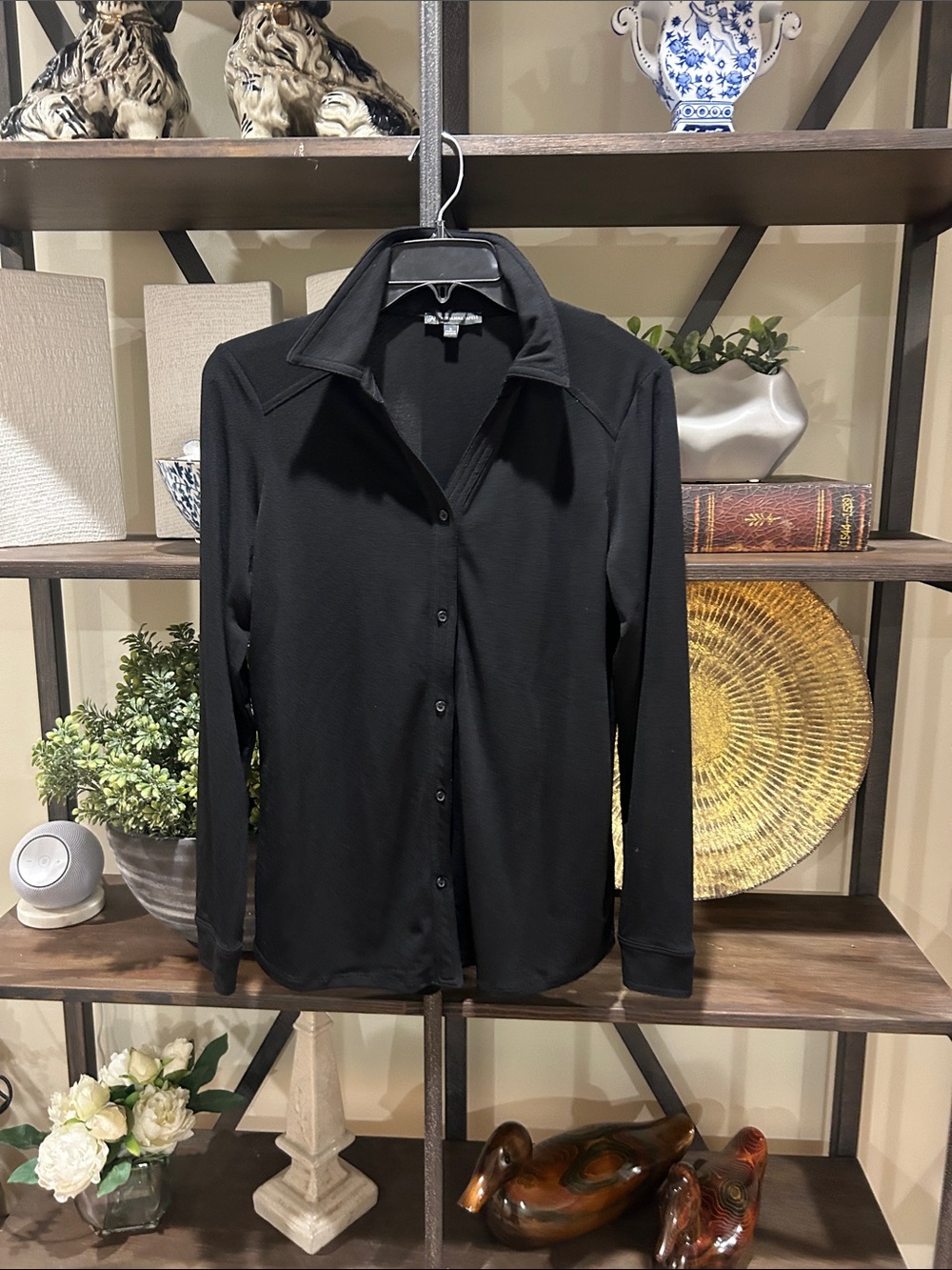 Black Button-Up Shirt